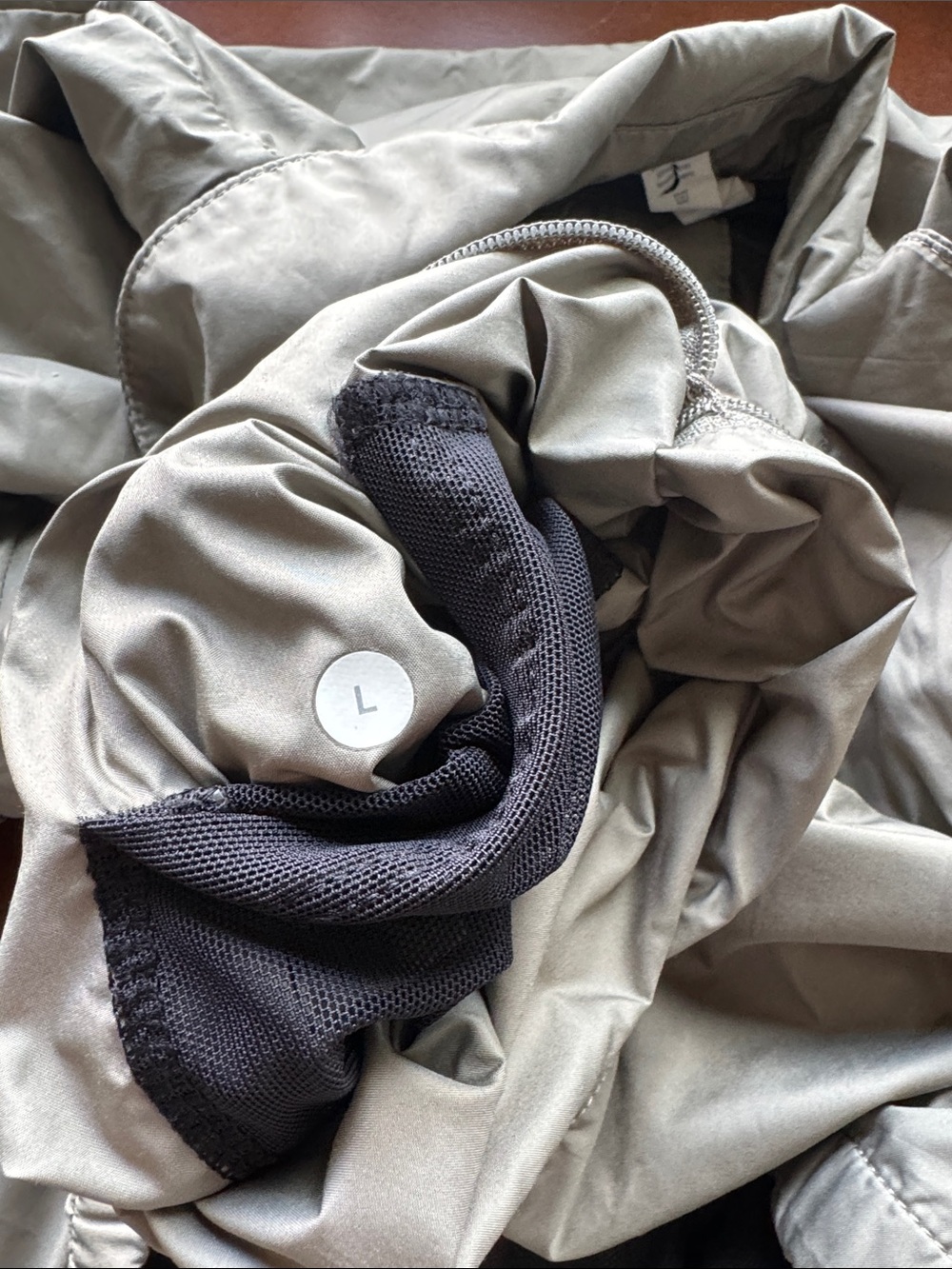 lululemon athletica Coach Windbreaker Soft Earth Taupe Button-Front Jacket - Picture 3 of 10